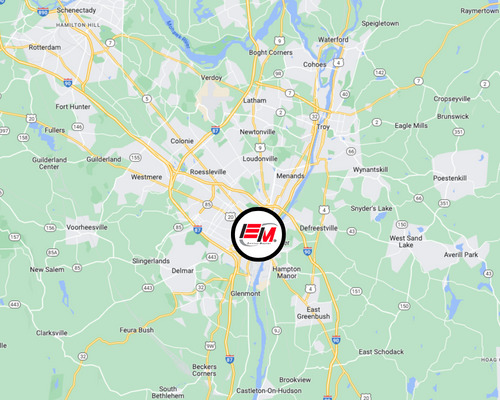 Map of EMS albany service area