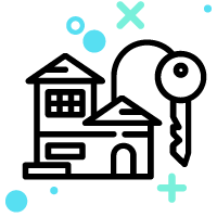 property management cleaning icon