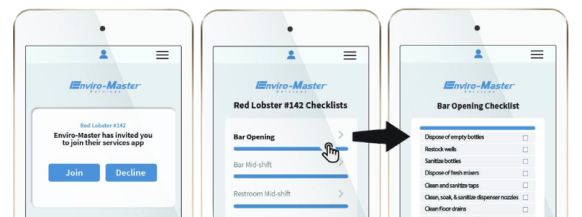 enviro-safe app cleaning report demo