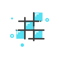 tile and grout blue icon